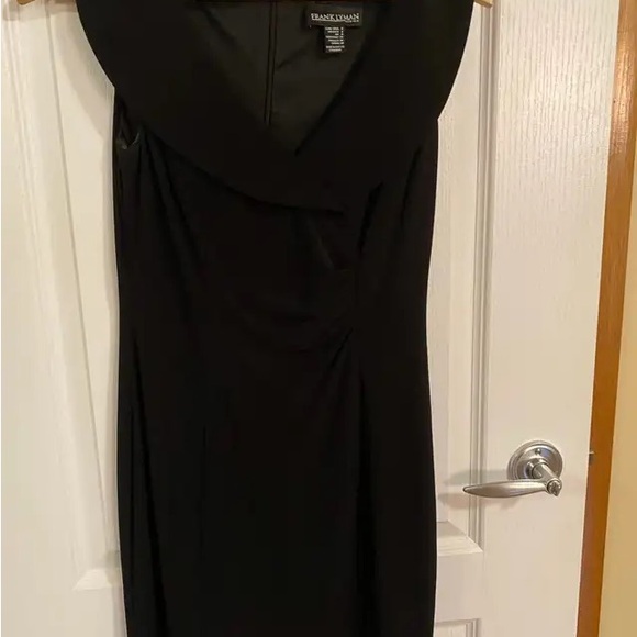 Frank Lyman Designer Black Dress - Picture 3 of 4